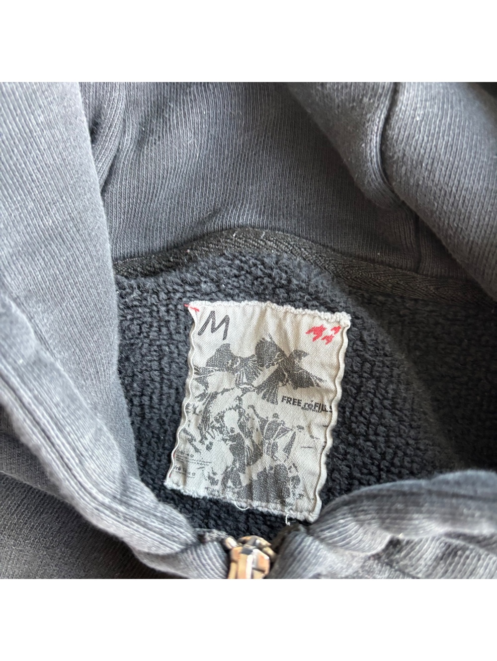 Boxy Free reFILLS Eagle Hoodie Harley Davidson Zipup - Picture 4 of 4